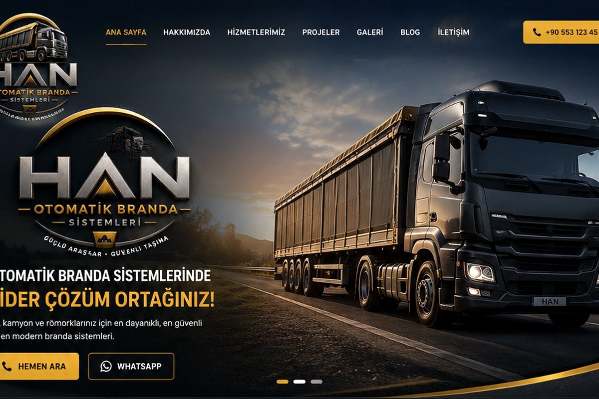 Manuel halatlı branda sistemi